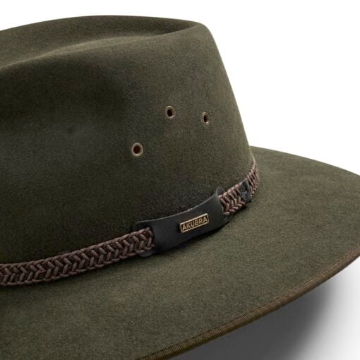 Akubra Tablelands Hat Brown Olive