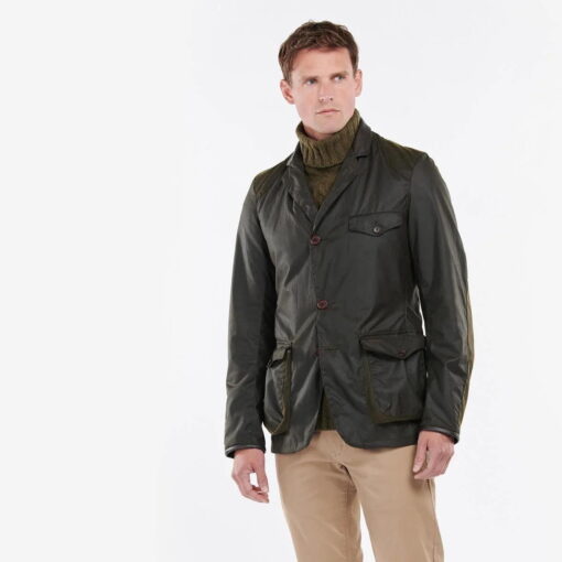 Barbour Beacon Sports Jacket in olive