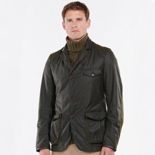 Barbour Beacon Sports Jacket in olive