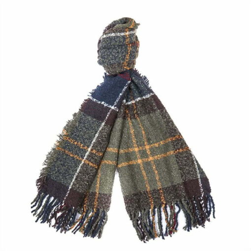 Barbour Tartan Boucle Scarf in Classic LSC0130TN111