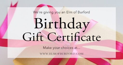 birthday gift voucher