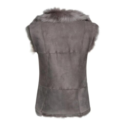 Elm Of Burford Toscana Lambskin Gilet Topo back KB-42-TOP