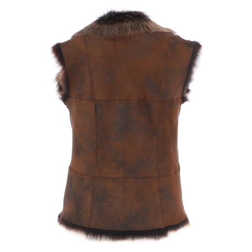 Elm Of Burford Toscana Lambskin Gilet Whiskey-Vintage back KB-42-WHV
