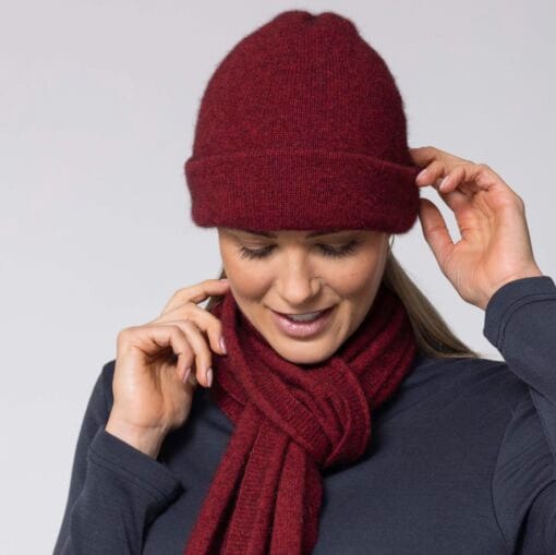 Noble Wilde Beanie Hat Sangria