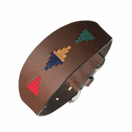 Pampeano Polo Lurcher Dog Collar Navidad