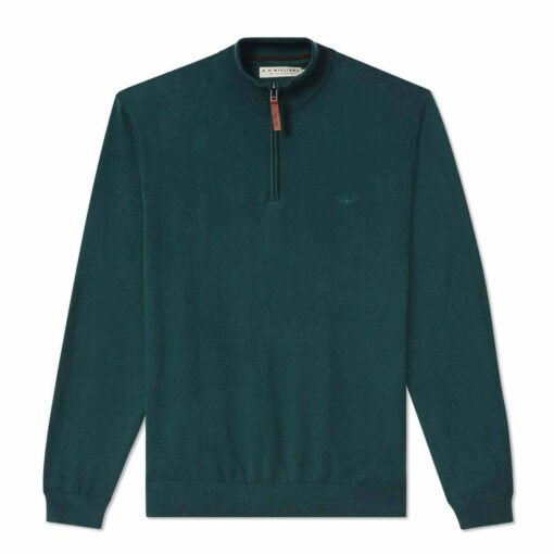 RM Williams Ernest Sweater forest green