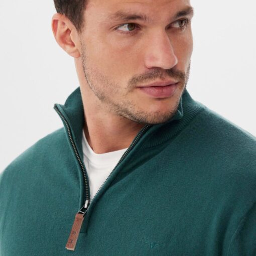RM Williams Ernest Sweater forest green