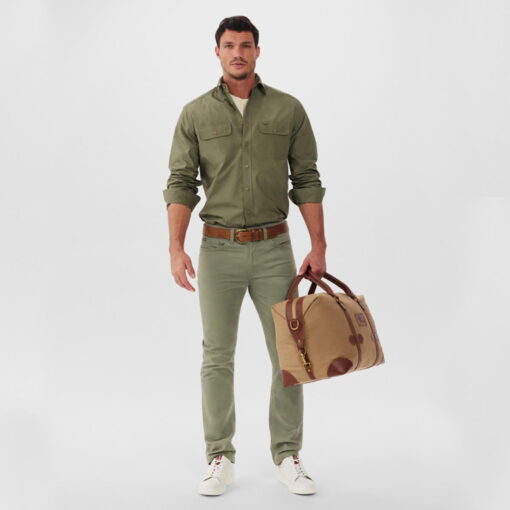 RM Williams Ramco Seasonal Drill Jeans olive