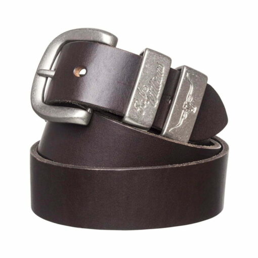 RMwilliams hide belt chestnut CB439