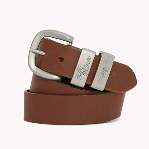 RMwilliams hide belt darktan2 CB439
