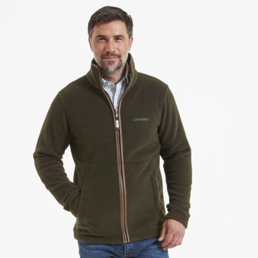 Schoffel Cottesmore II Fleece Jacket in dark olive
