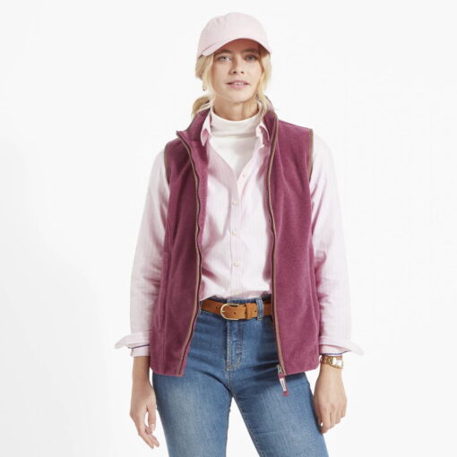 Schoffel Lyndon Fleece Gilet mulberry
