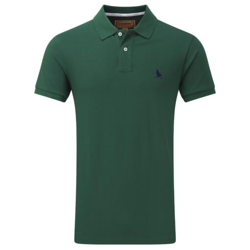 Schoffel St Ives Tailored Polo Shirt- in pine green