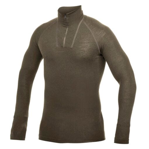 Woolpower Zip Turtleneck LITE Pine