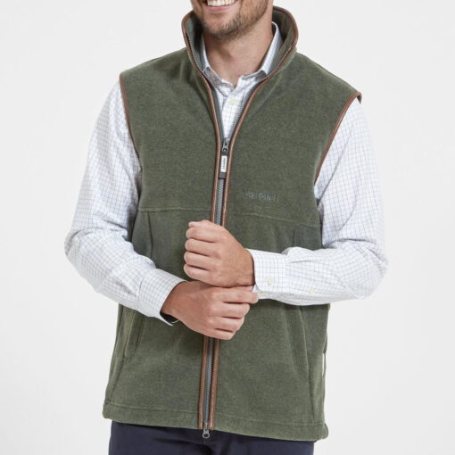 Schoffel Oakham Fleece Gilet in Cedar Green