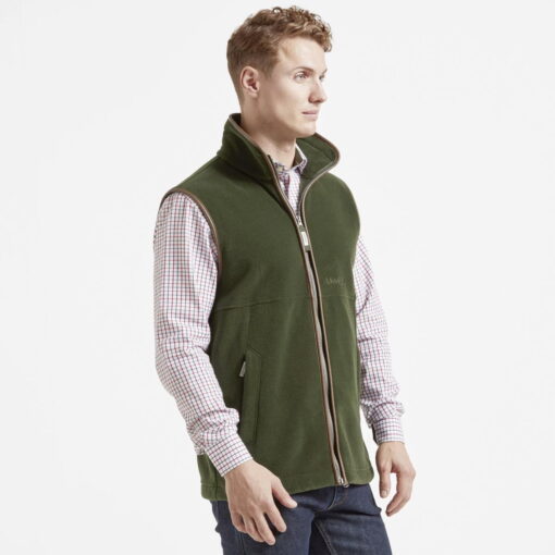 Schoffel Oakham Fleece Gilet in Forest
