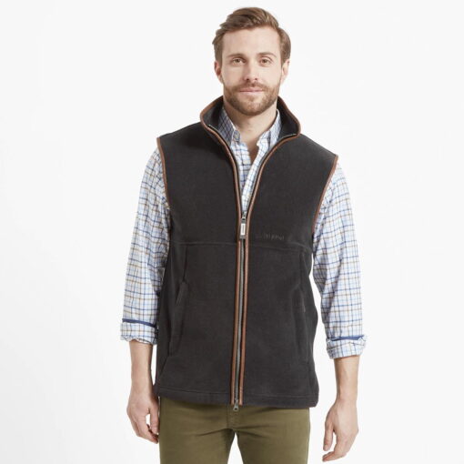 Schoffel Oakham Fleece Gilet in Gunmetal
