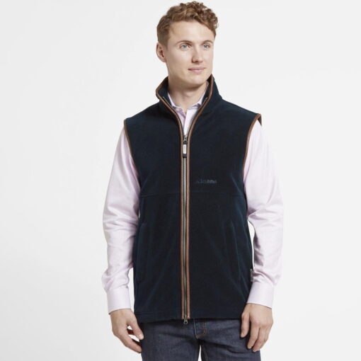 Schoffel Oakham Fleece Gilet in Navy