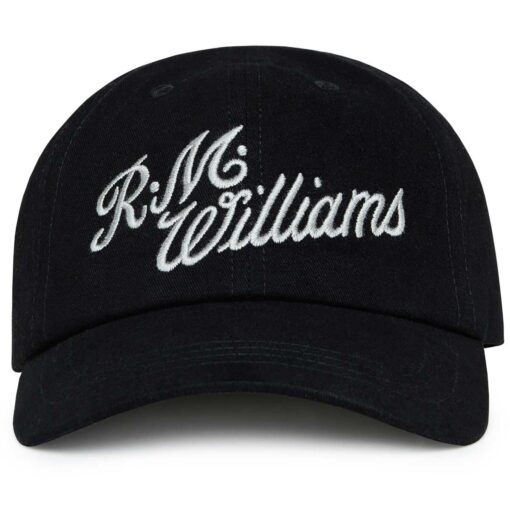 rm williams cap script logo black