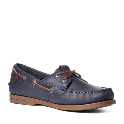 Ariat Ladies Antigua Boat Shoes Navy