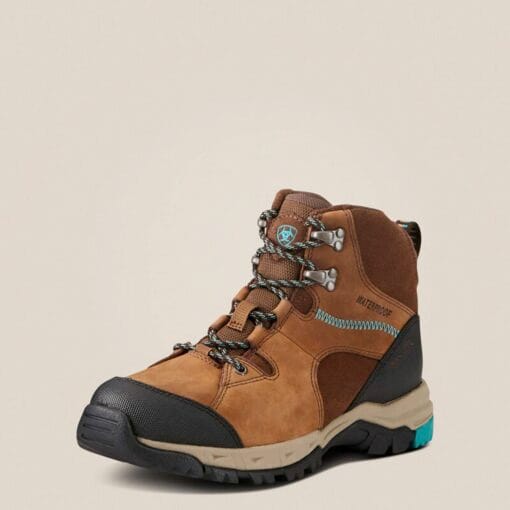 Ariat Ladies Skyline Mid Waterproof Boots distressed brown