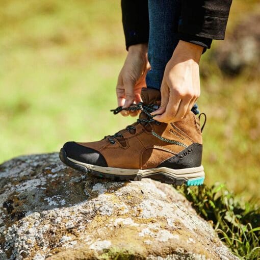 Ariat Ladies Skyline Mid Waterproof Boots distressed brown