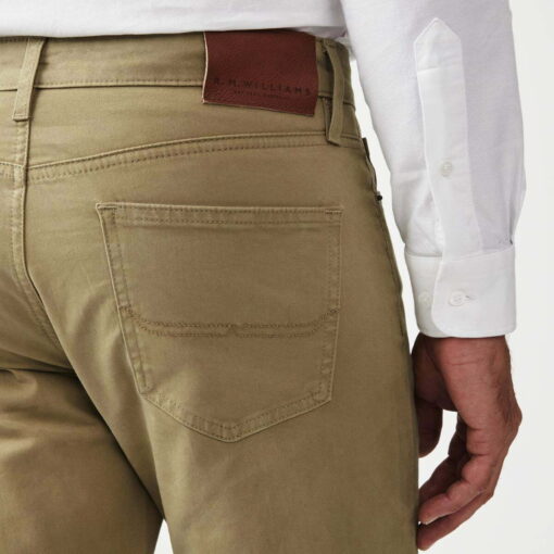 RM Williams Ramco Drill Jeans in khaki