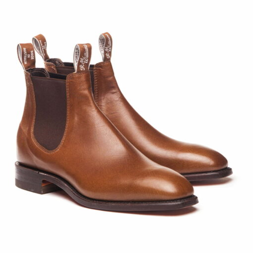 R M Williams Kangaroo Comfort Craftsman Boots in Tanbark B543KB2