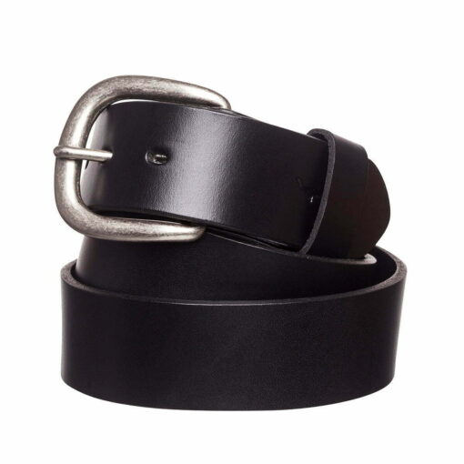 RMwilliams solid hide belt black CB436