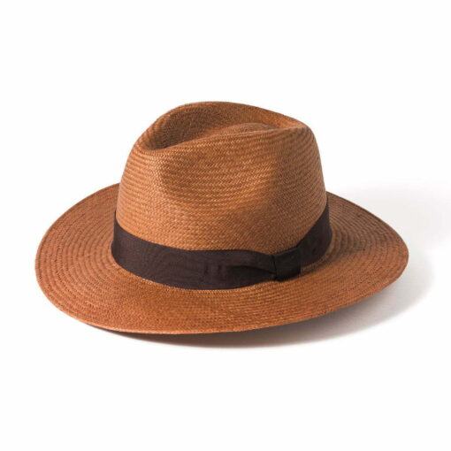 Failsworth Fedora Panama Hat in Tobacco