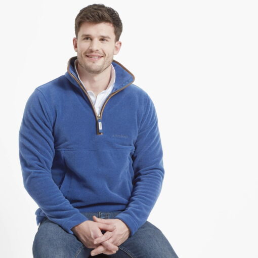 Schoffel Berkeley ¼ Zip Fleece cobalt blue