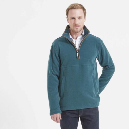 Schoffel Berkeley ¼ Zip Fleece dark teal