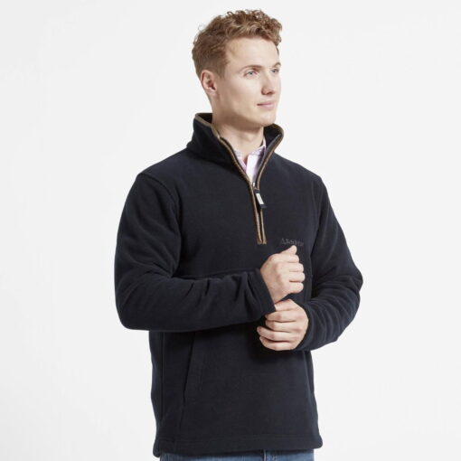 Schoffel Berkeley ¼ Zip Fleece navy