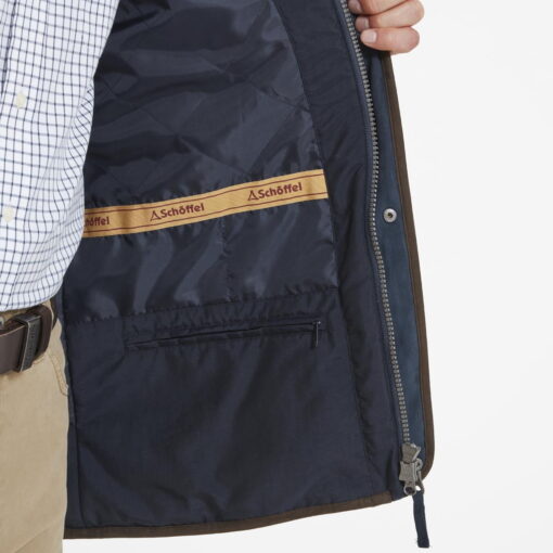 Schoffel Oundle Country Coat in navy