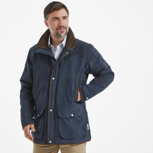 Schoffel Oundle Country Coat in navy