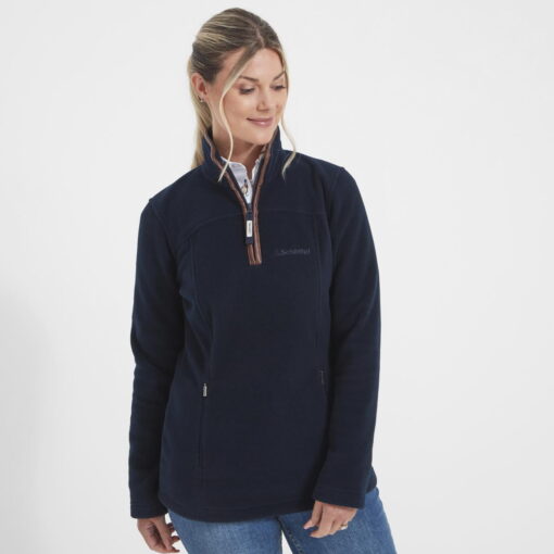 Schoffel Tilton II ¼ Zip Fleece in navy
