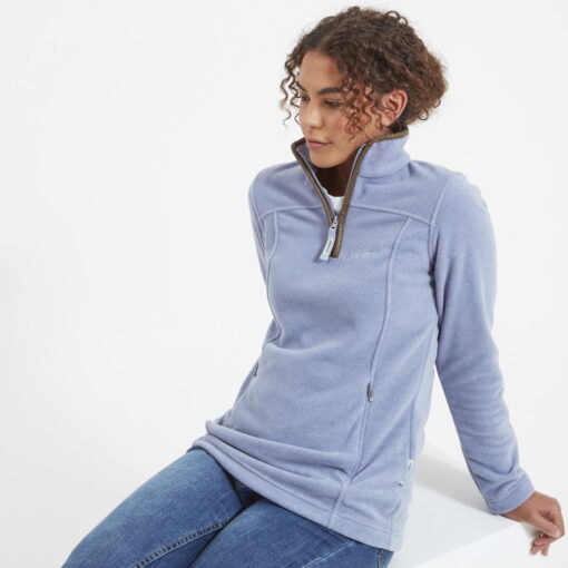Schoffel Tilton II ¼ Zip Fleece powder blue