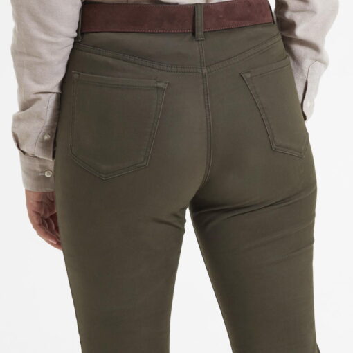 Schoffel poppy jeans in loden green