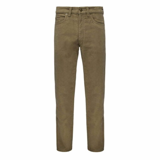 R M Williams Overseer Moleskin Jeans in Doeskin TJ787S4
