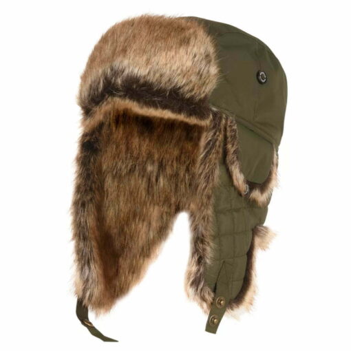 Barbour Cleadon Trapper Hat dark olive MHA0711OL71