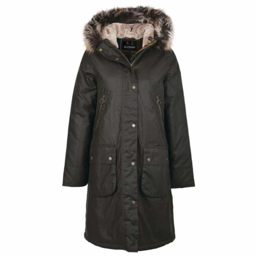 Barbour Stavia Wax Coat olive LWX1268OL71