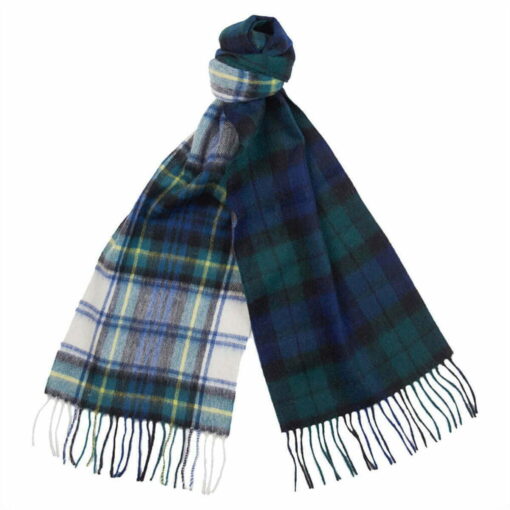 Barbour Teviot Tartan Scarf blackwatch USC0374GN111
