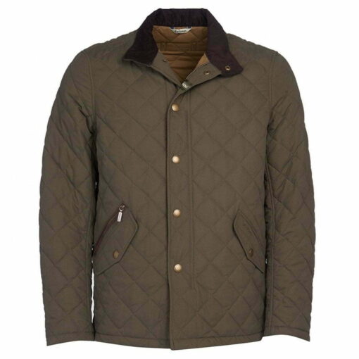 Barbour shoveler quilt jacket olive MQU1585OL91