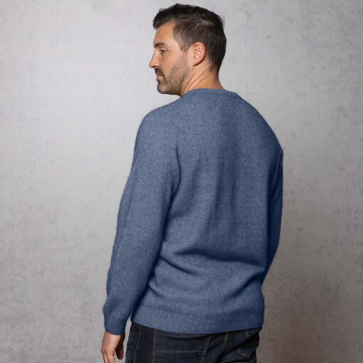 Noble Wilde Cambridge Crew Neck Jumper in Bahama - back NW1001181