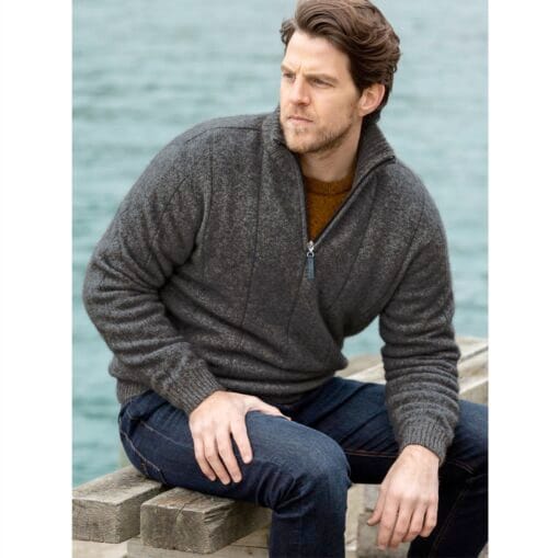 Noble Wilde Javelin Zip Fronted Jumper