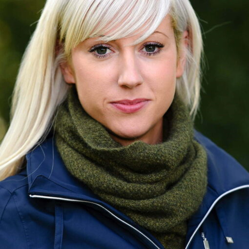 Noble Wilde Moss Stitch Neck Warmer in Avoka NW5053162