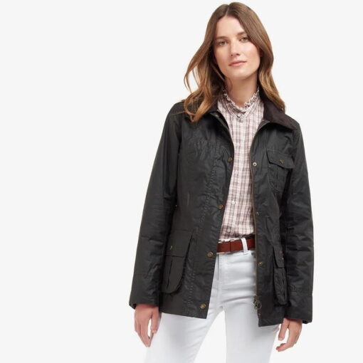 Barbour Belted Beadnel Wax Jacket rustic