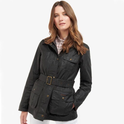 Barbour Belted Beadnel Wax Jacket rustic