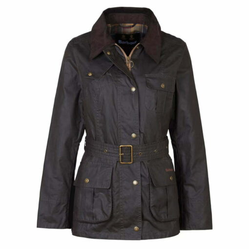Barbour Belted Beadnell Wax Jacket rustic