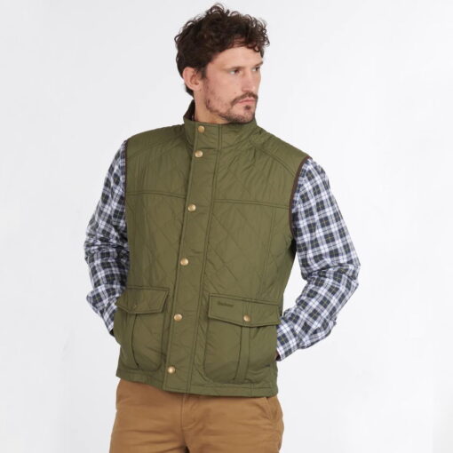 Barbour Explorer Gilet olive